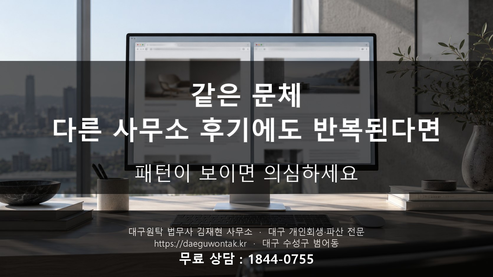 같은 문체, 다른 사무소 후기에도 반복된다면 — 패턴이 보이면 의심하세요